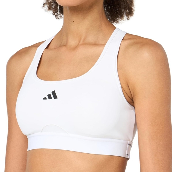 NWT Adidas Powerreact Medium Support Sports Bra size 1x - Gray - Picture 6 of 7